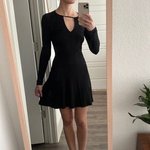 Long Sleeve Skater Dress